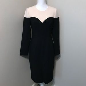 'Hallucination' Black white Alt Frill Sleeveless Dress